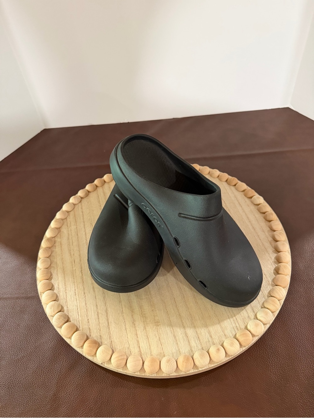 OOFOS OOcloog Recovery Clogs Black Women’s 11 Men’s 9 EU 42 Slip On Comfort